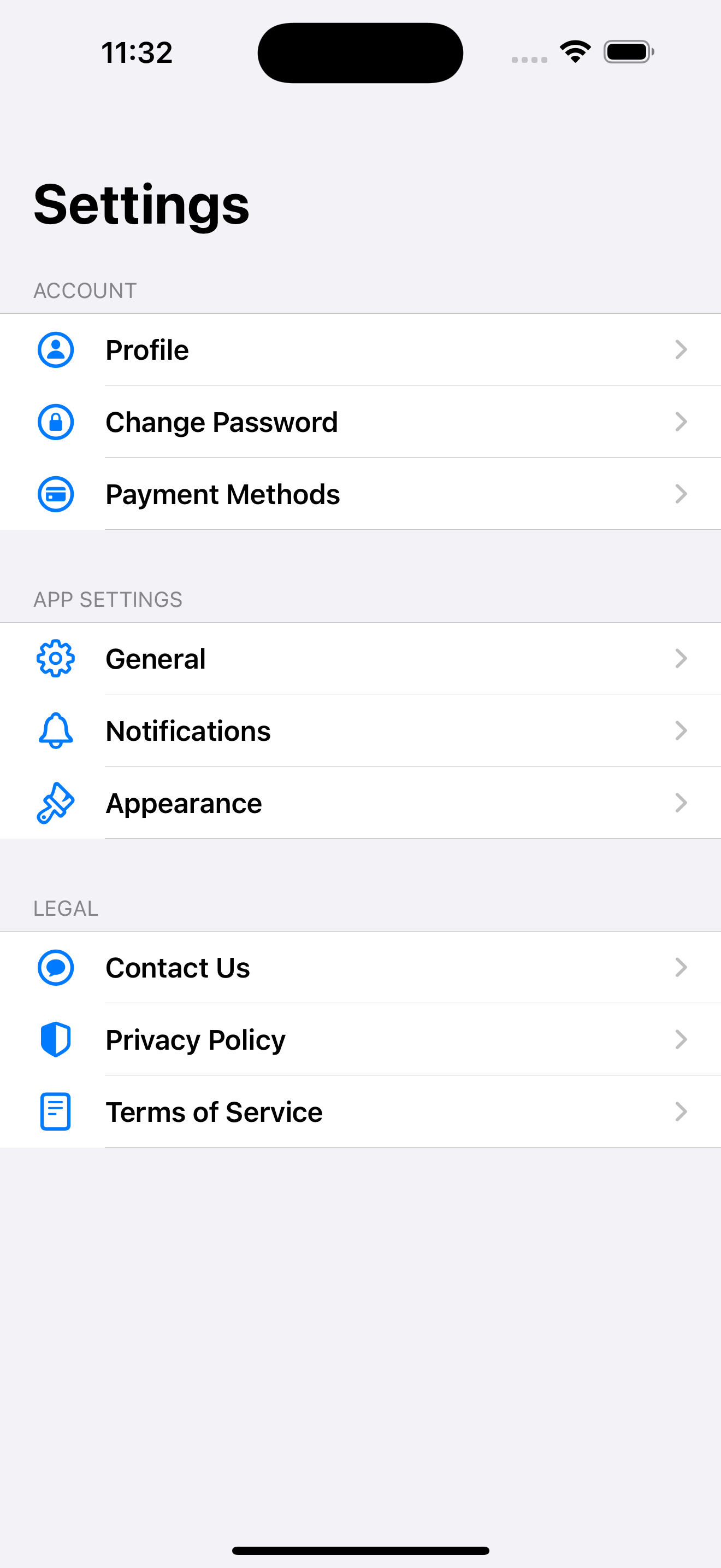 Settings View | SwiftUI Template
