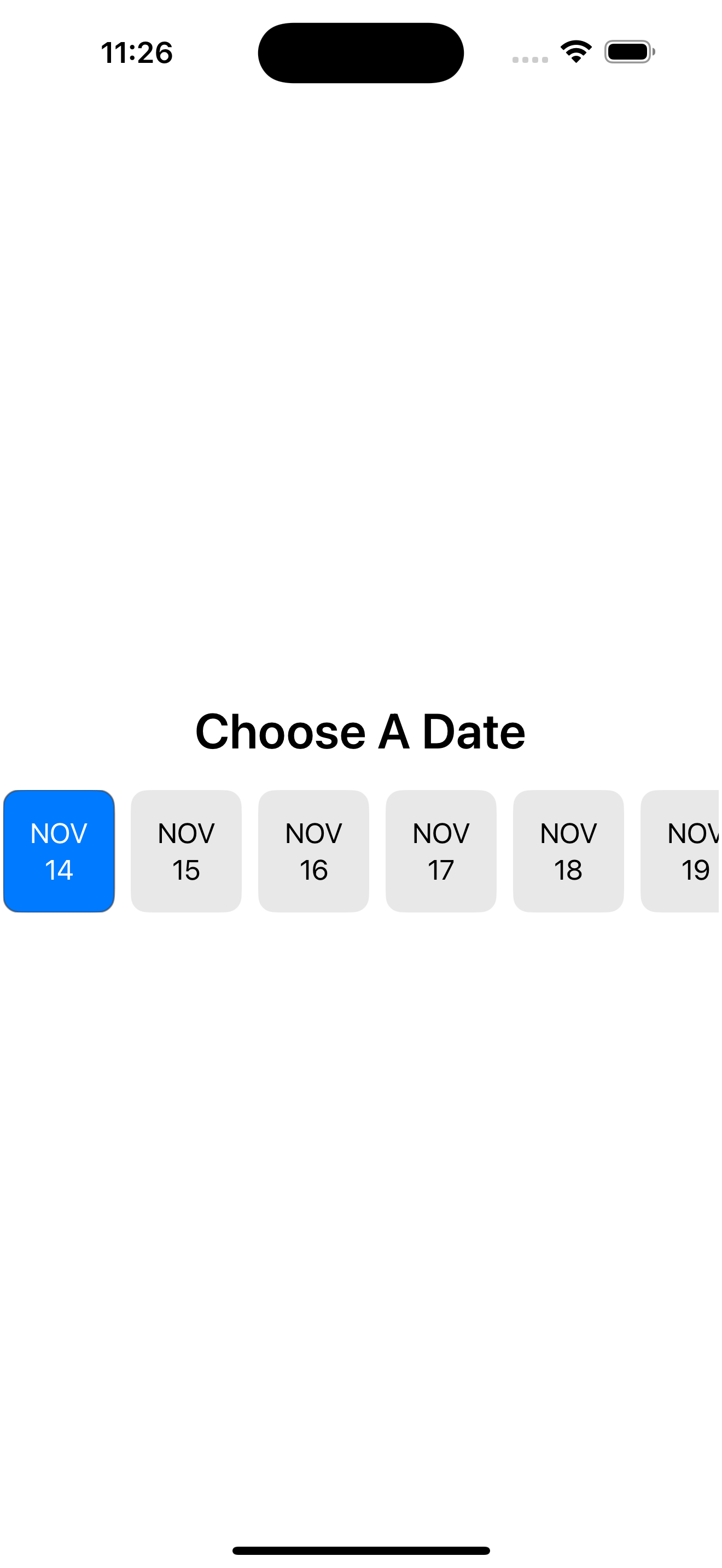 Date Picker | SwiftUI Template